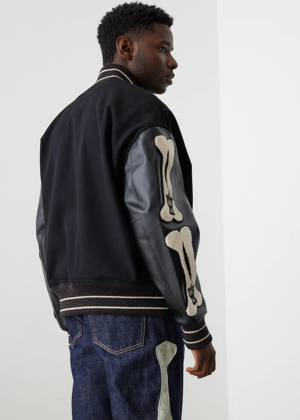 40's Wool I-Five Varsity Jacket