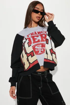 49ers Splice Sweatshirt - Black/Grey