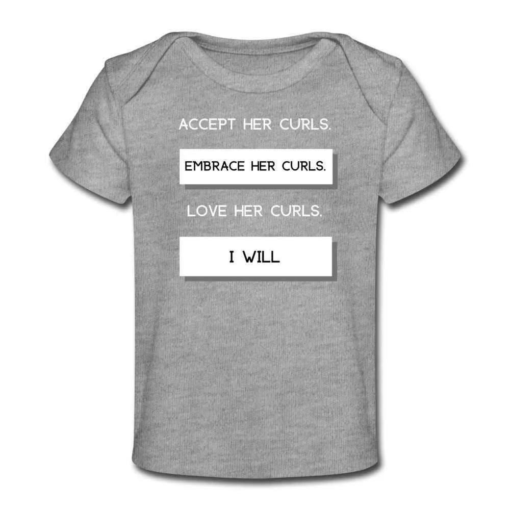 Accept Her Curls Organic Boy T-Shirt