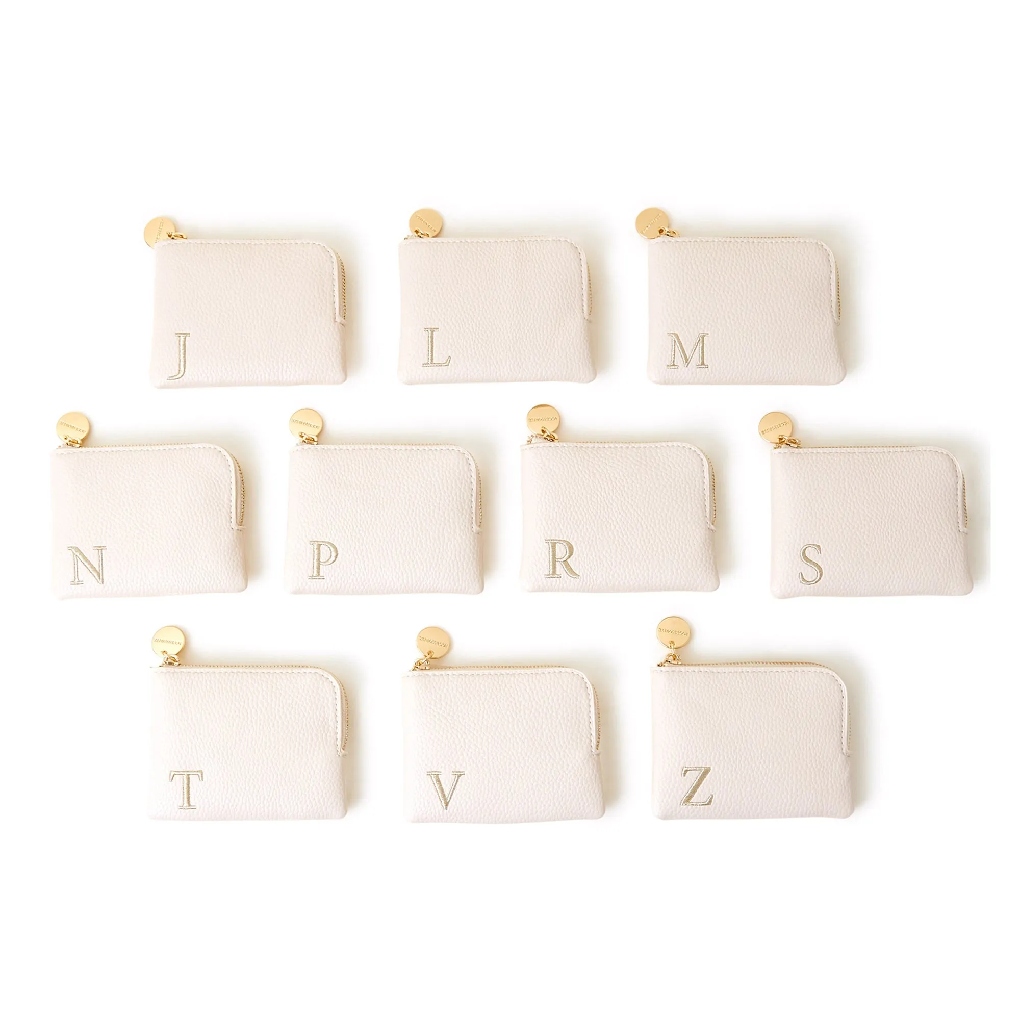 Accessorize London Women's Cream (P) Initial Coin Purse