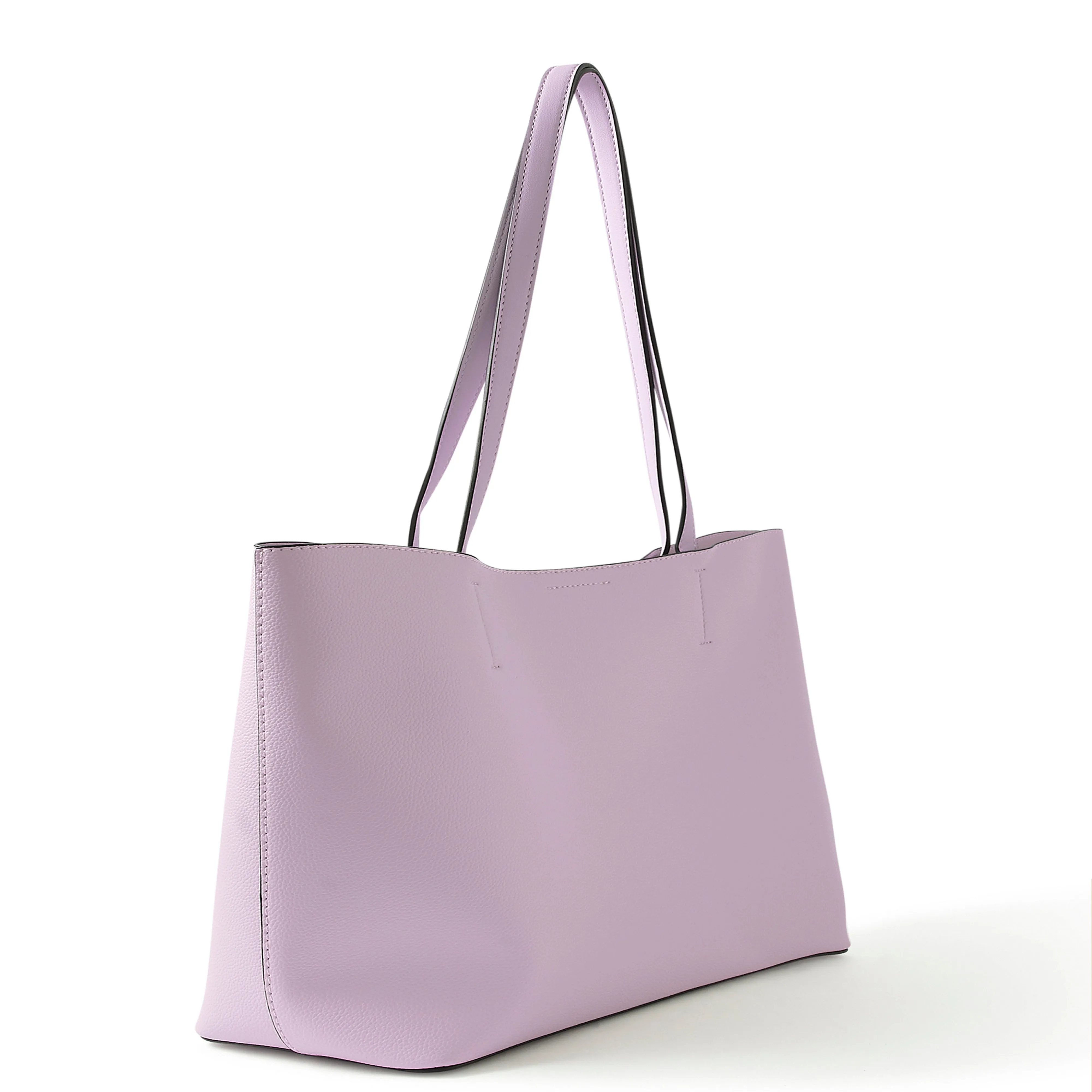 Accessorize London Women's Faux Leather Lilac Leo Tote Bag