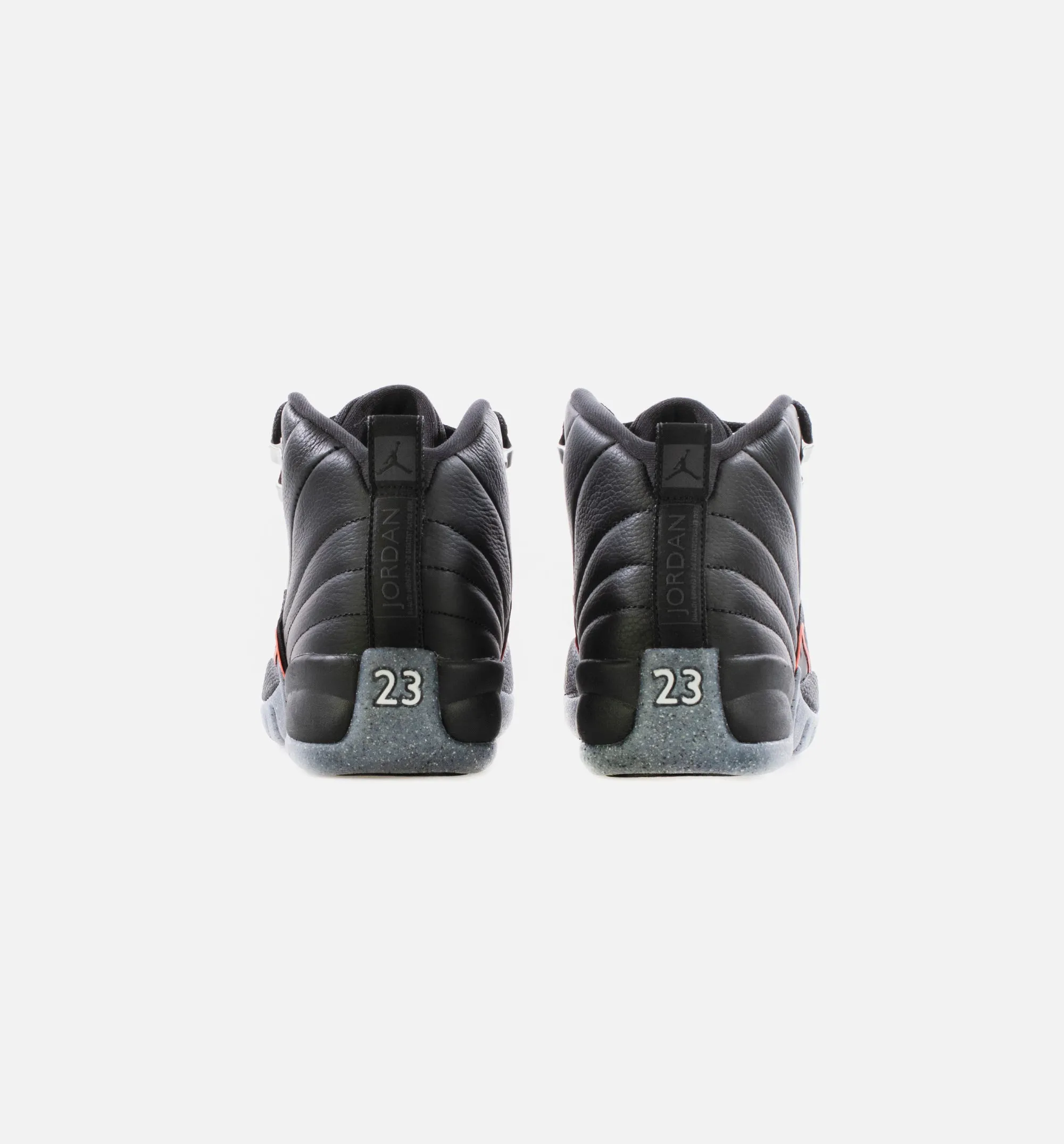 Air Jordan 12 Retro Utility Grade School Lifestyle Shoe - Black Limit One Per Customer