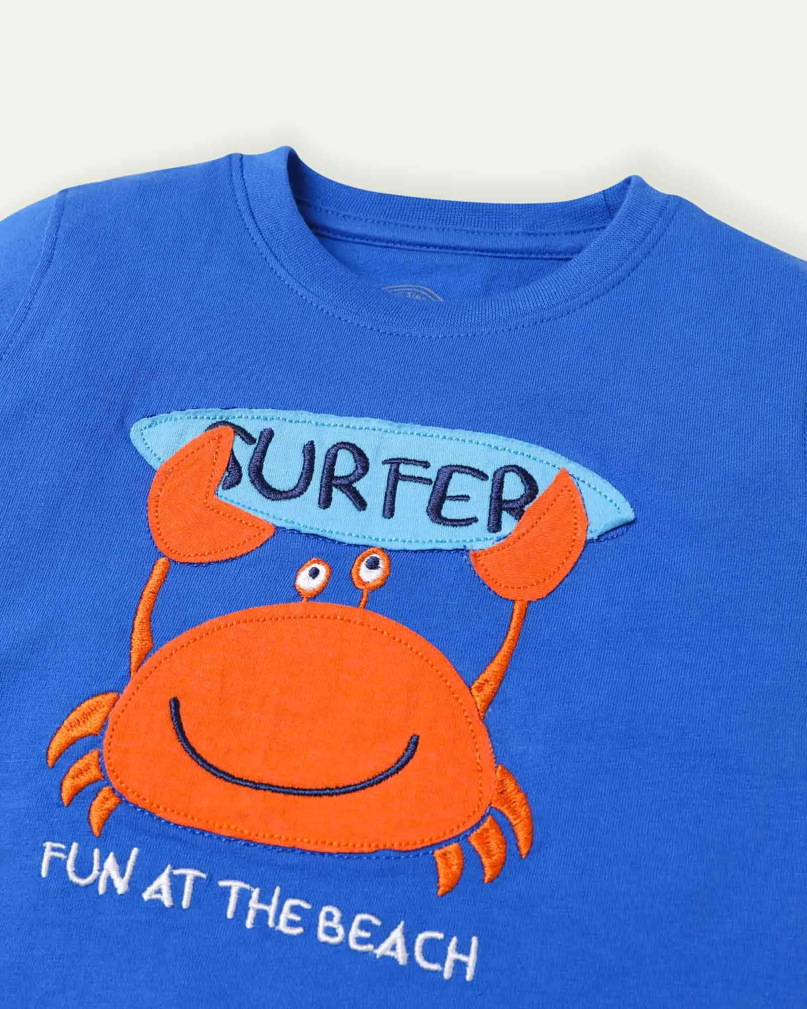 Appliqued Crab T-Shirt