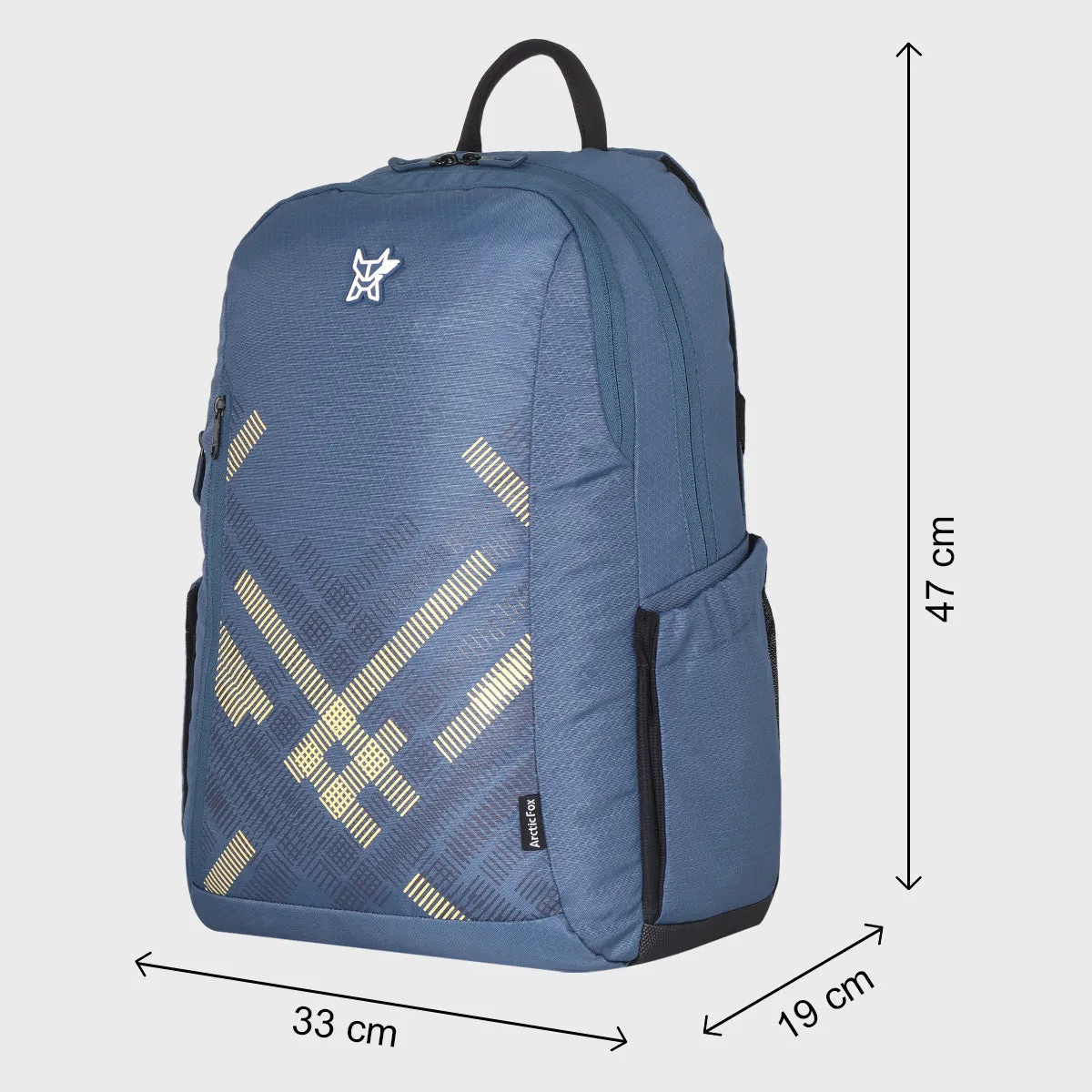 Arctic Fox Criss-Cross Dark Denim Laptop Backpack