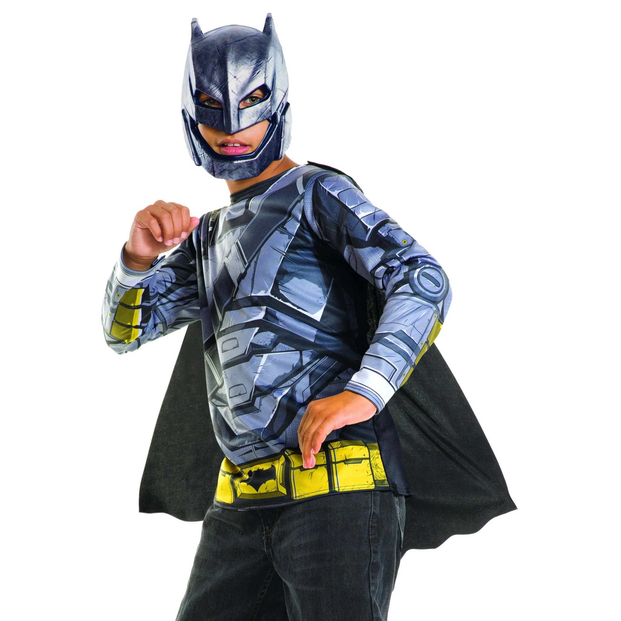 Armored Batman Child's Costume Top and Mask (No Muscles)