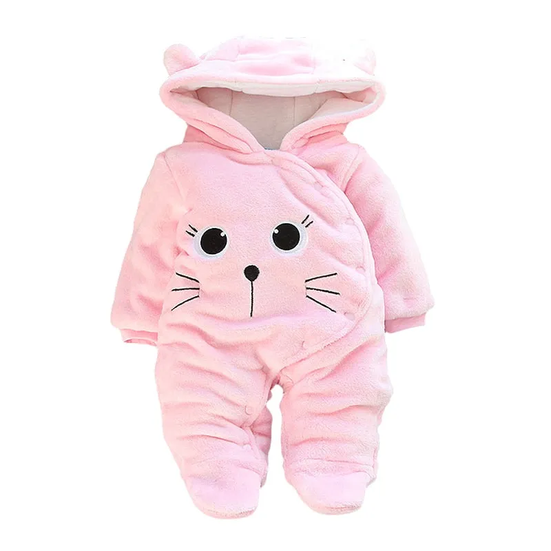 Baby Winter Overall Romper Clothes For Newborn