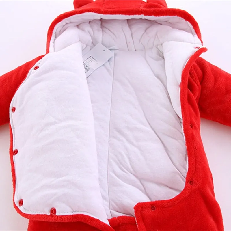 Baby Winter Overall Romper Clothes For Newborn