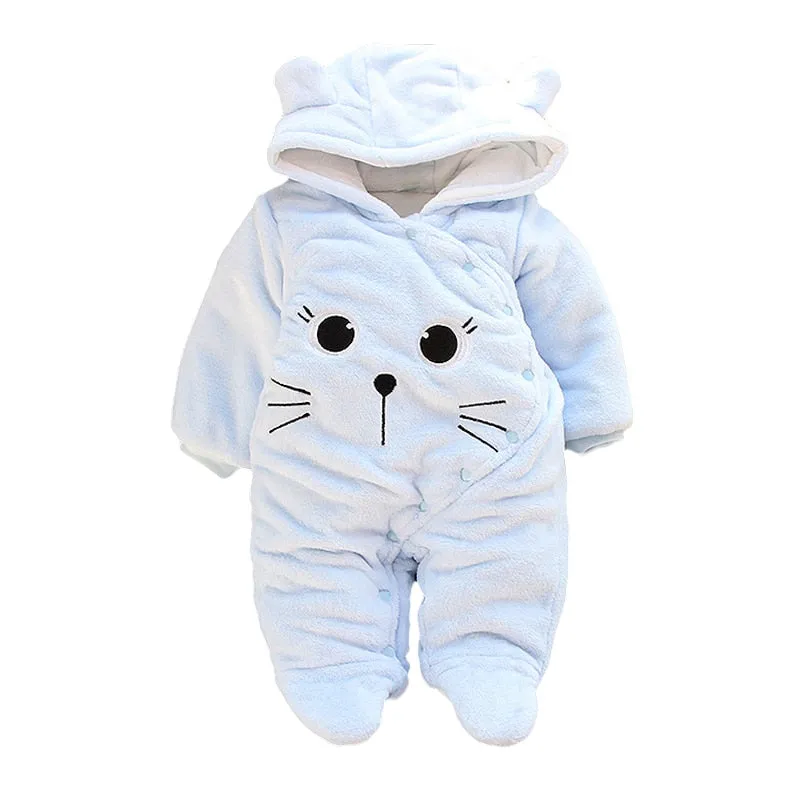 Baby Winter Overall Romper Clothes For Newborn