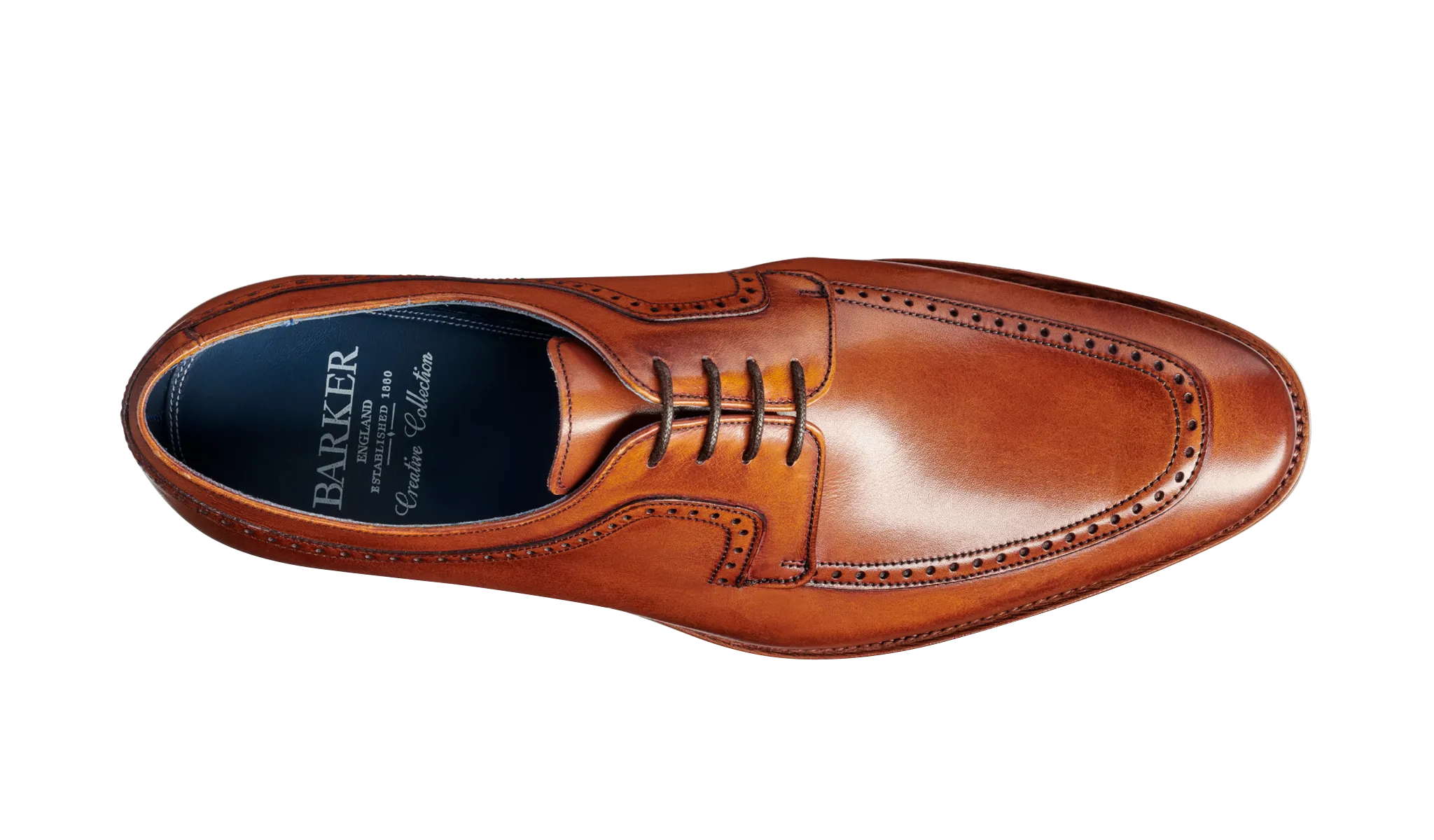 Barker Antony Derby Shoe - Antique Rosewood Calf