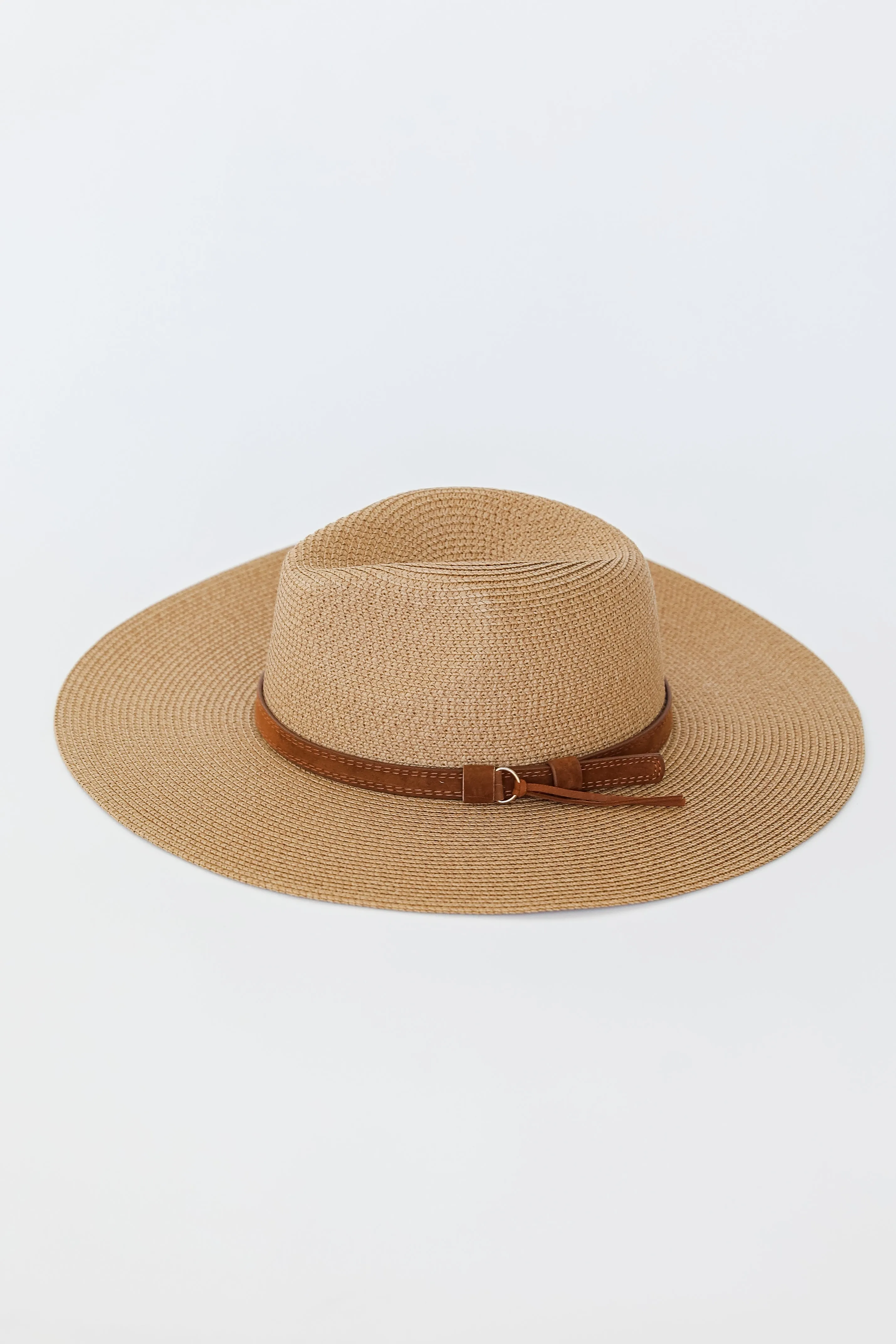 Bask In The Sun Straw Wide Brim Hat