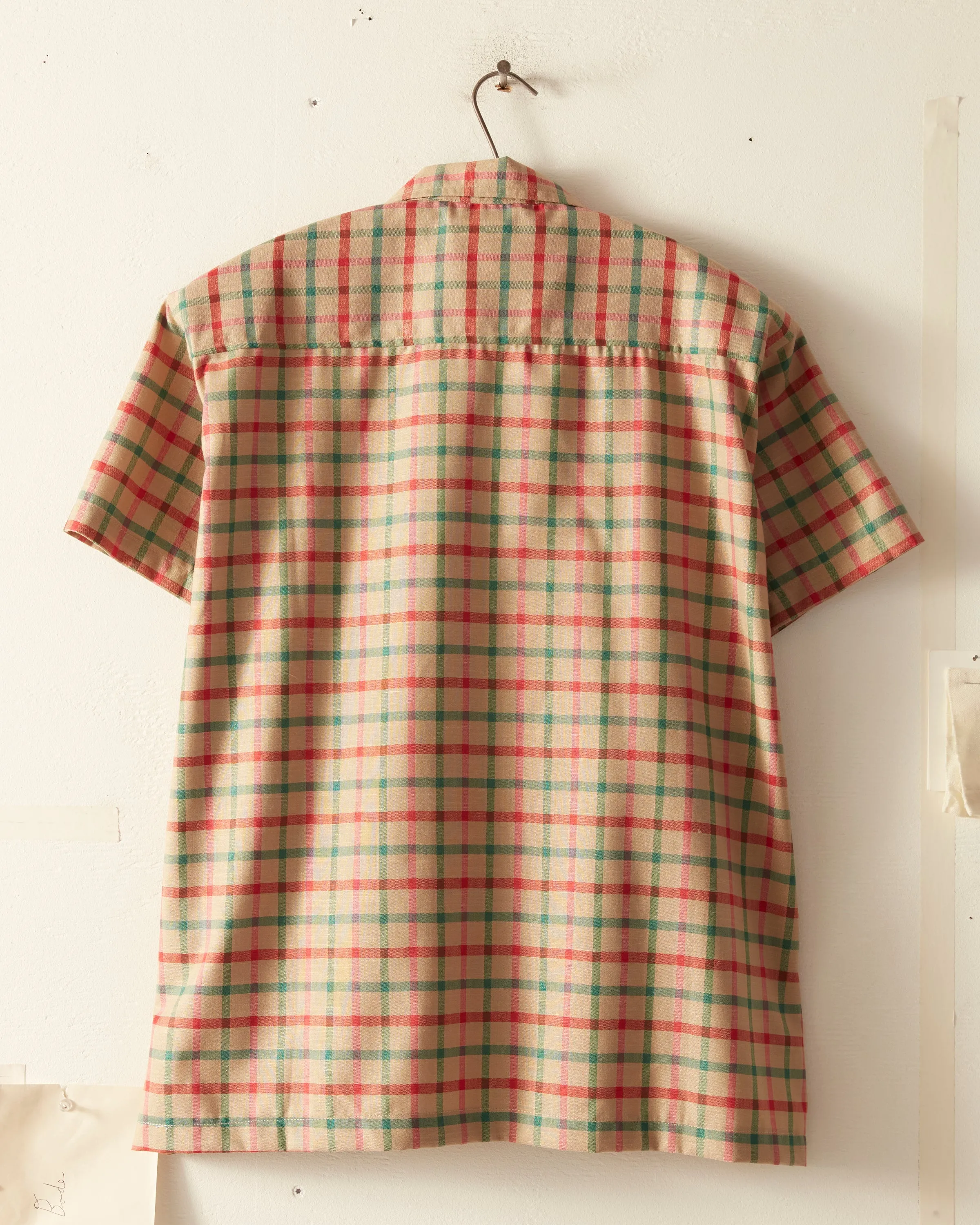 Beagle Check Short Sleeve Shirt - S/M