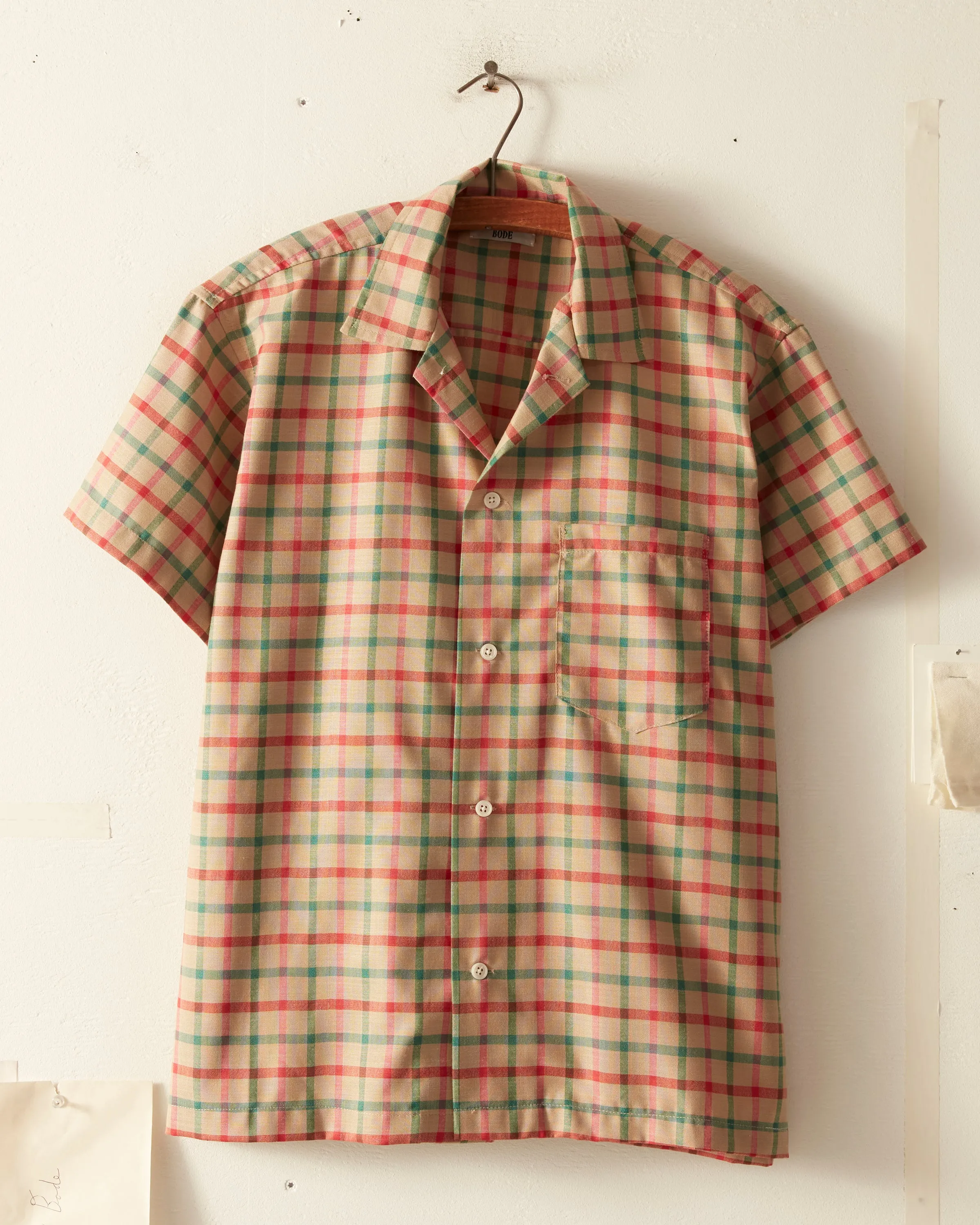 Beagle Check Short Sleeve Shirt - S/M