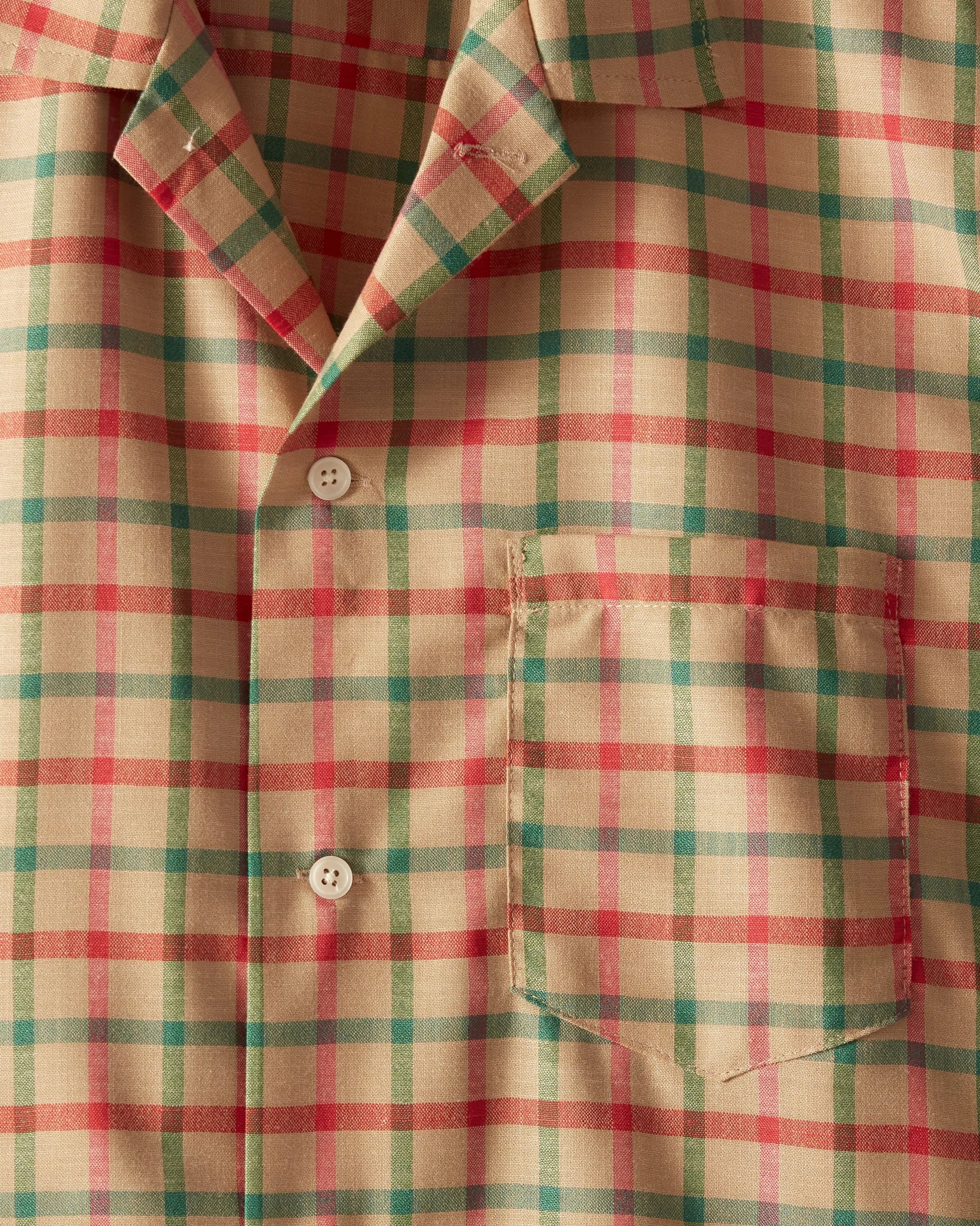 Beagle Check Short Sleeve Shirt - S/M