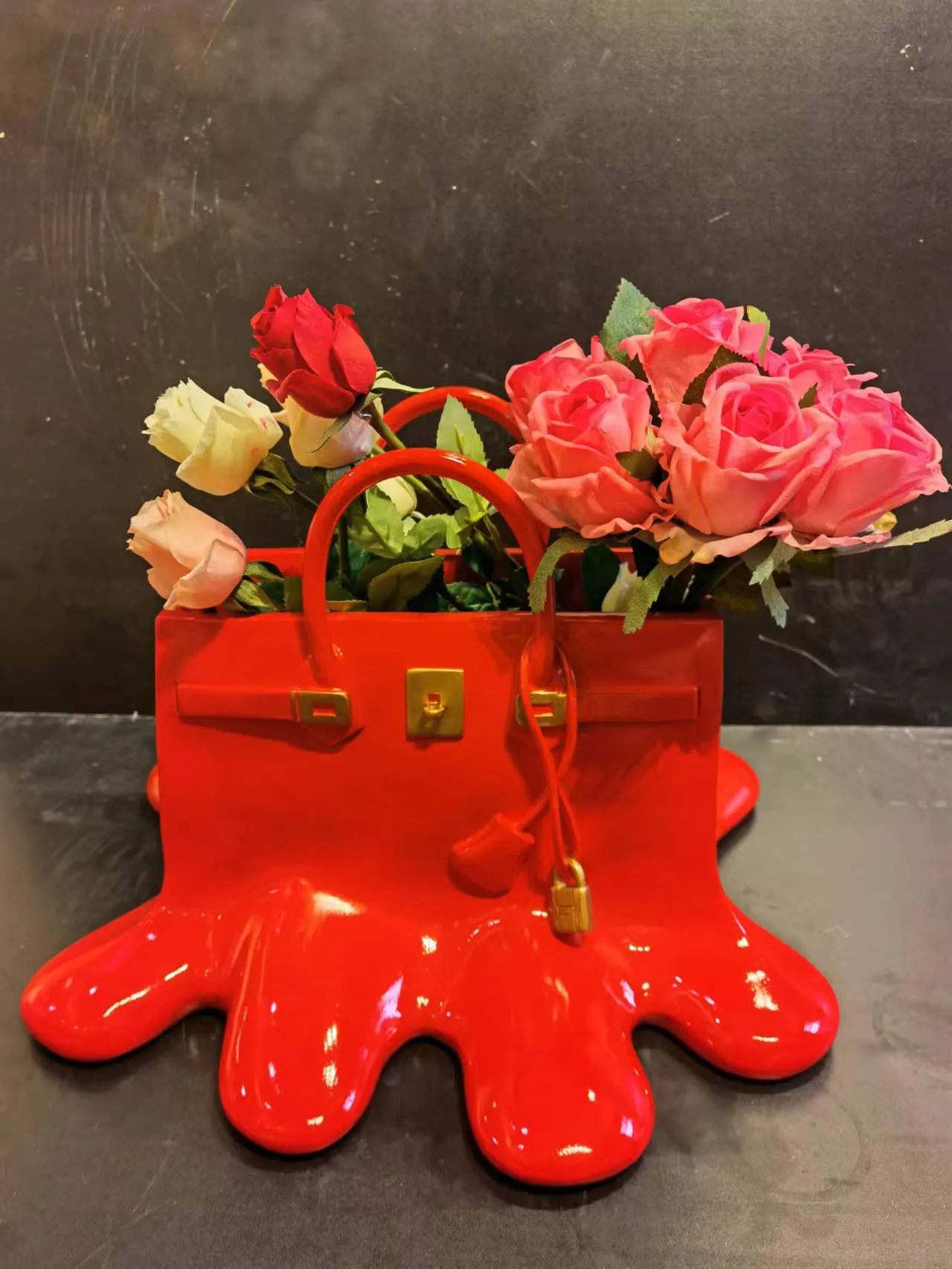 B*rkin Bag Vase