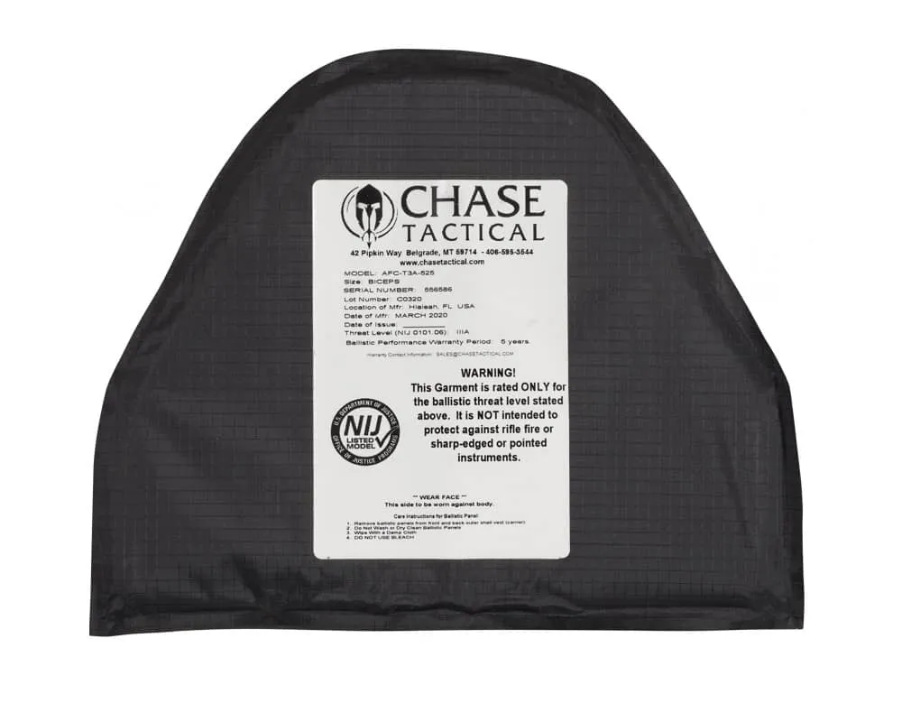 Chase Tactical Genesis Level IIIA Soft Body Armor