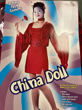 China Doll - Teen 0 - 9  Dress Costume