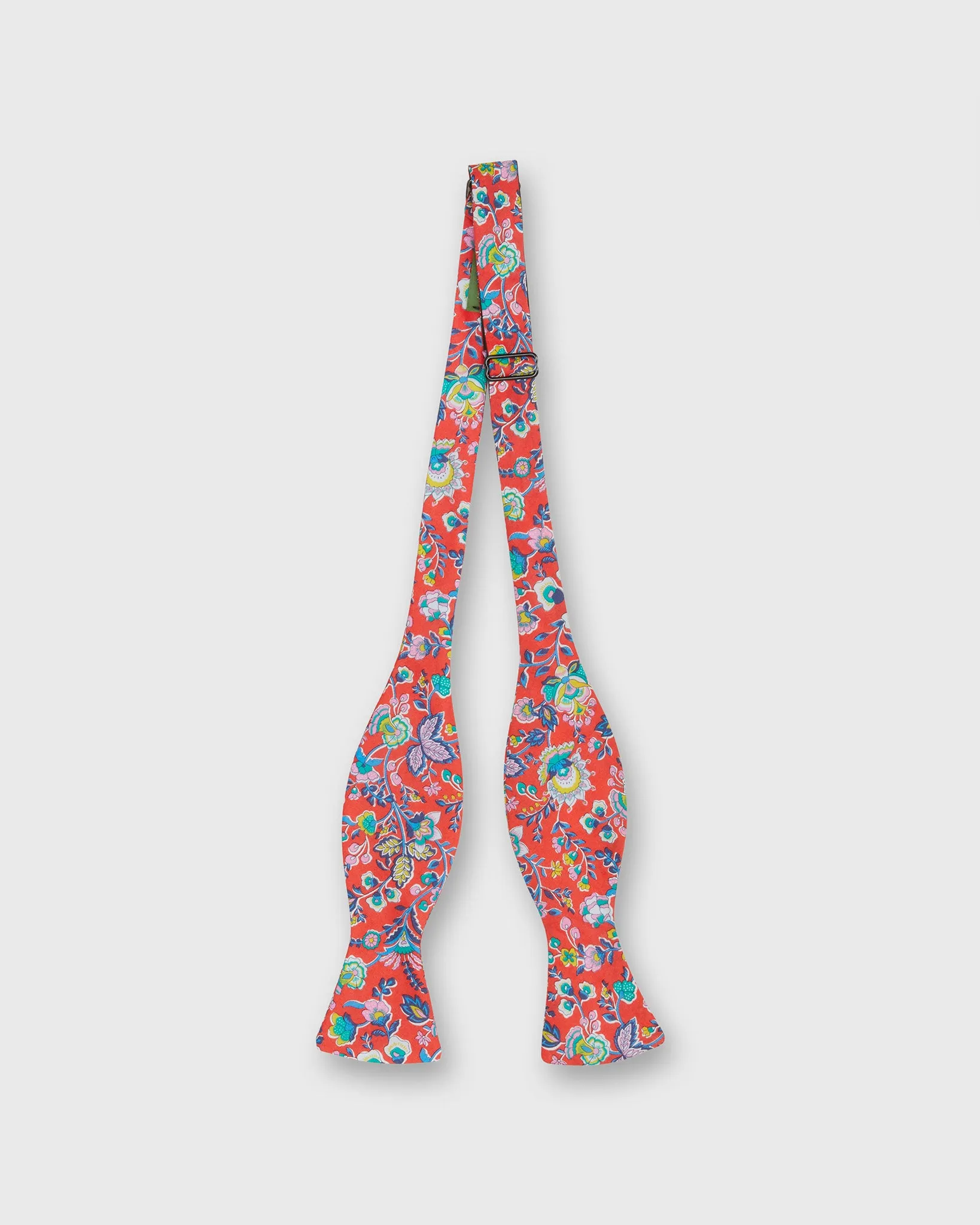 Cotton Bow Tie in Red/Multi Floral