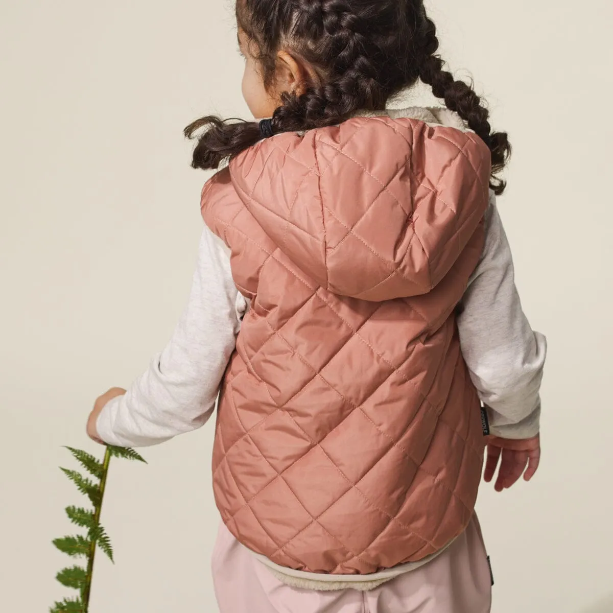 Crywolf Reversible Yeti Vest - Terracotta/Camel