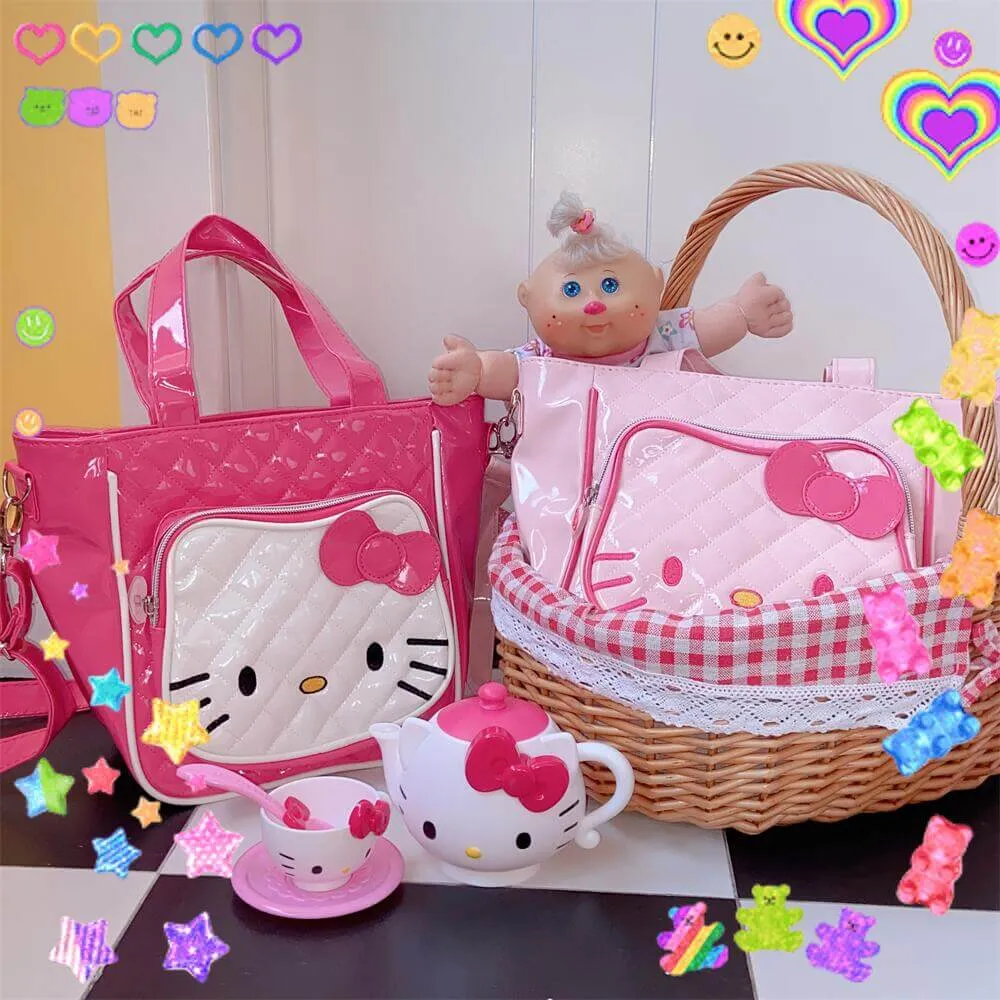 Cute “hello kitty”one Shoulder Messenger Bag by52033