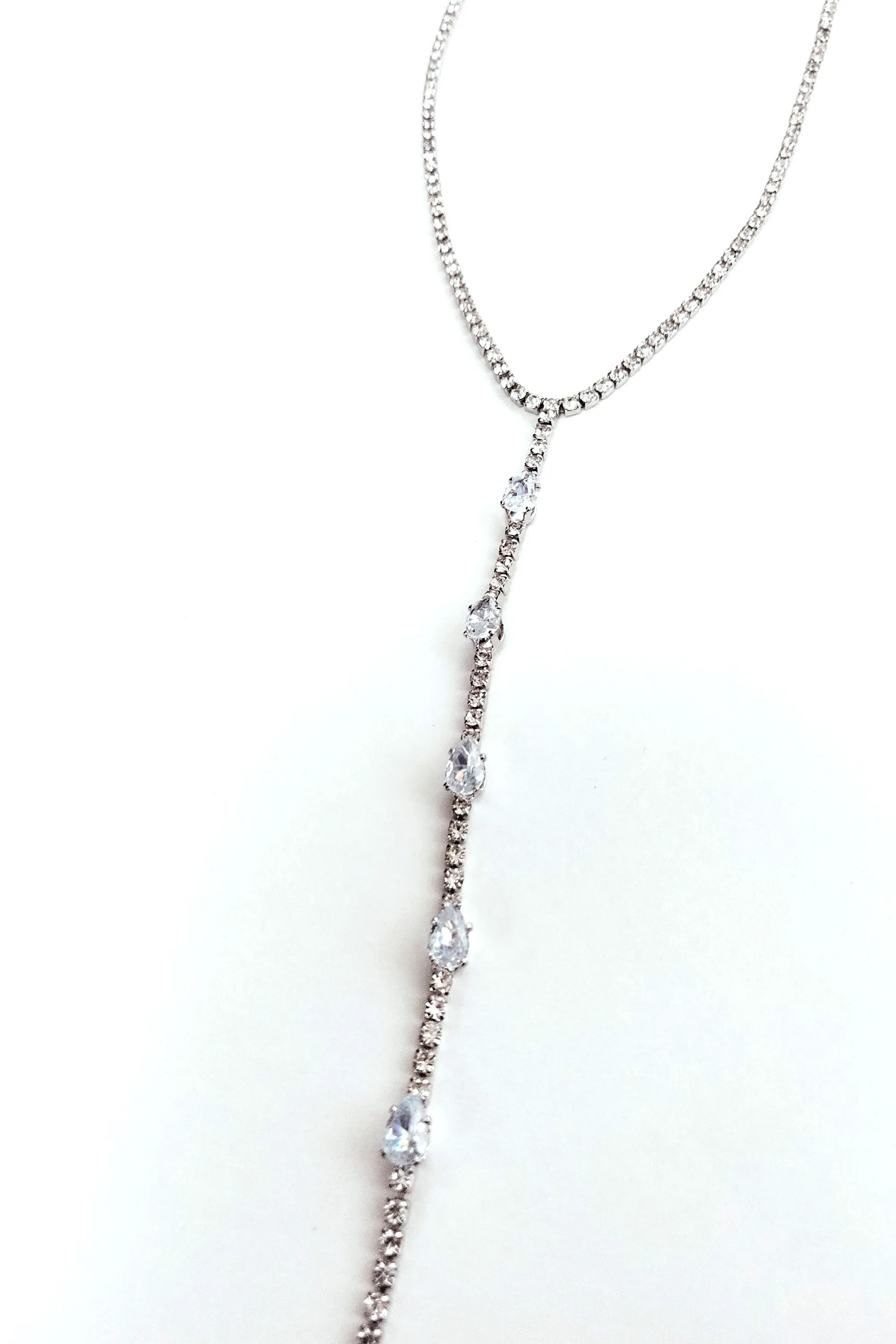 CZ Gem Layered Necklace