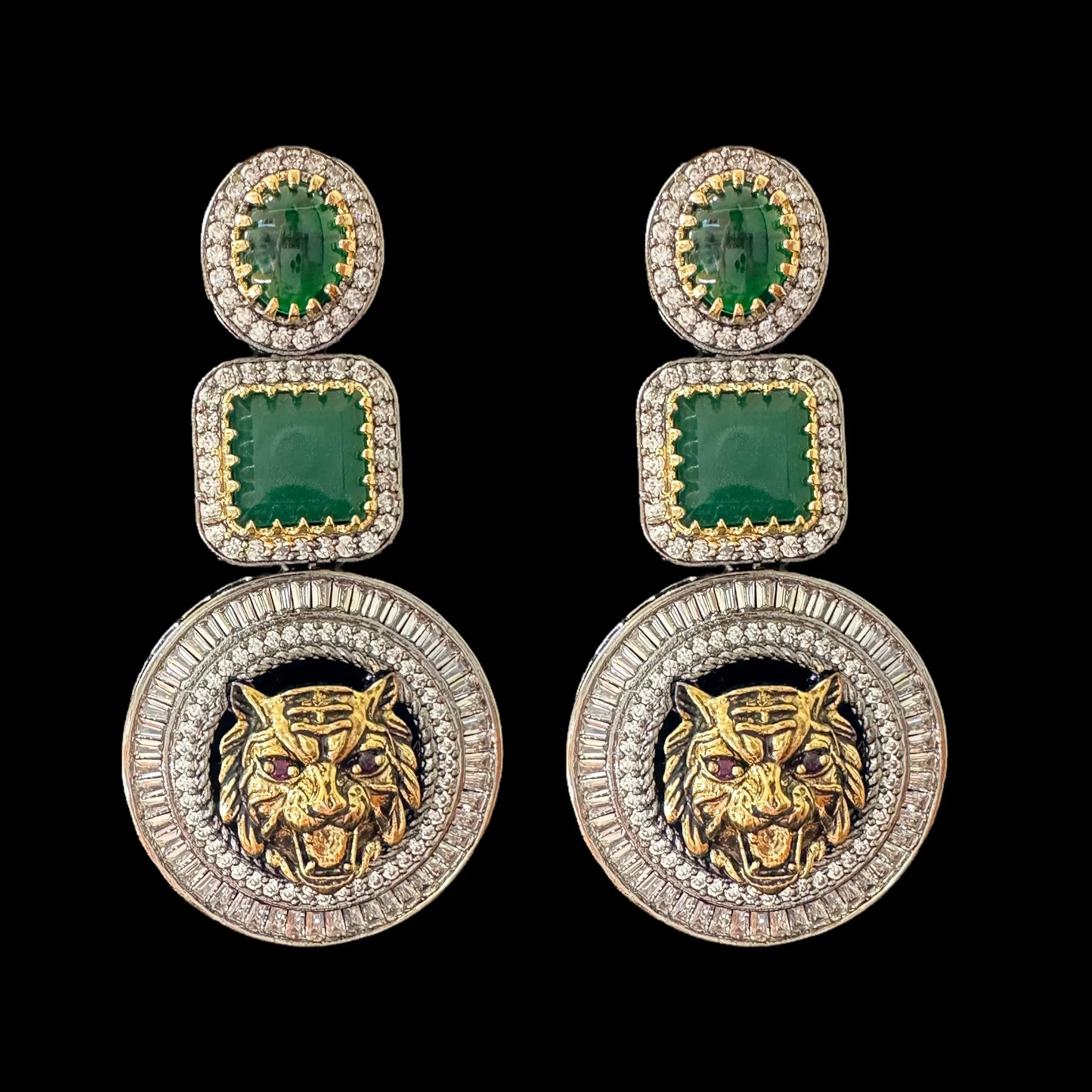 DER540 Cz statement earrings ( READY TO SHIP )