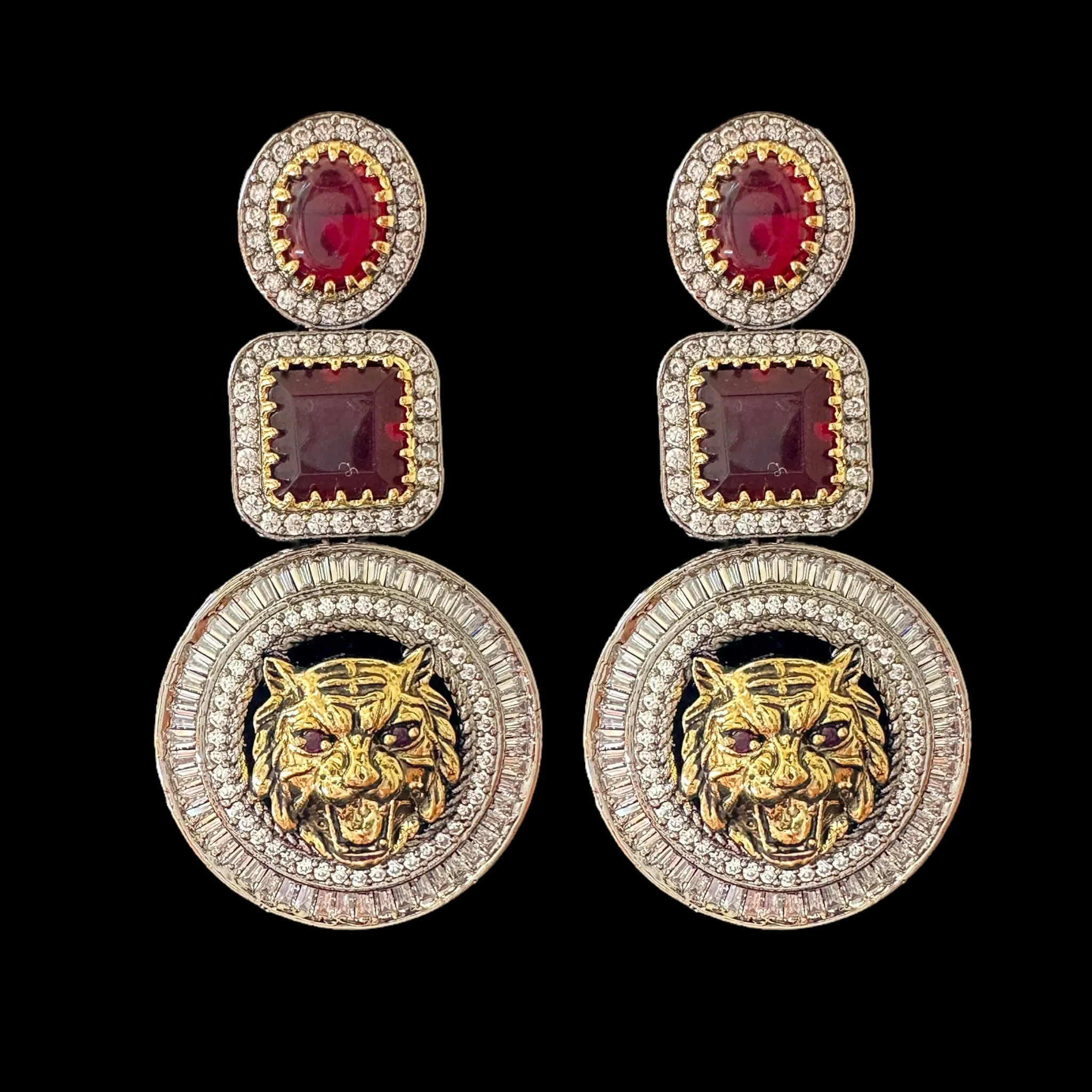 DER540 Cz statement earrings ( READY TO SHIP )