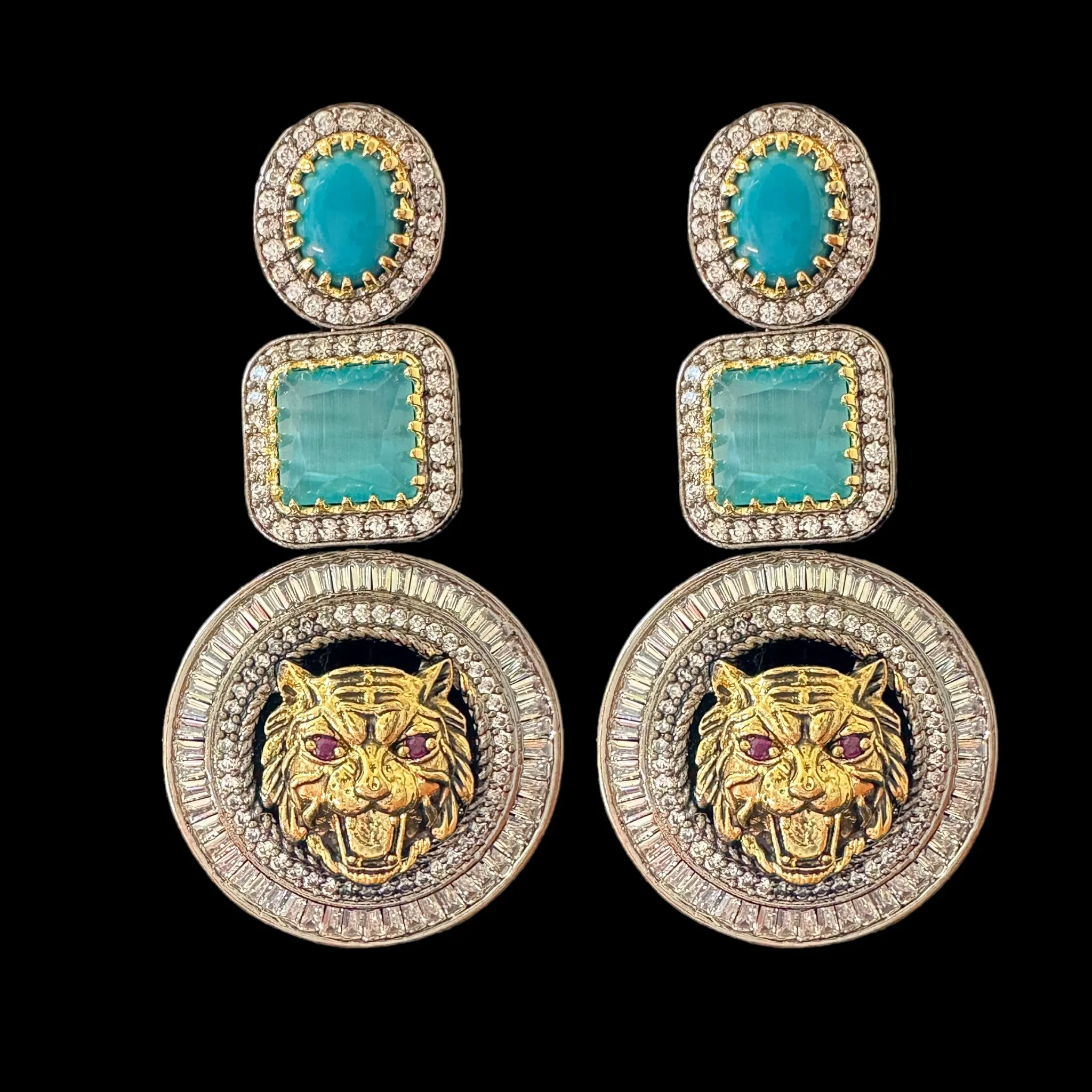 DER540 Cz statement earrings ( READY TO SHIP )