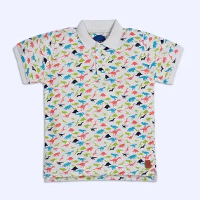 Dinosaur Printed Polo