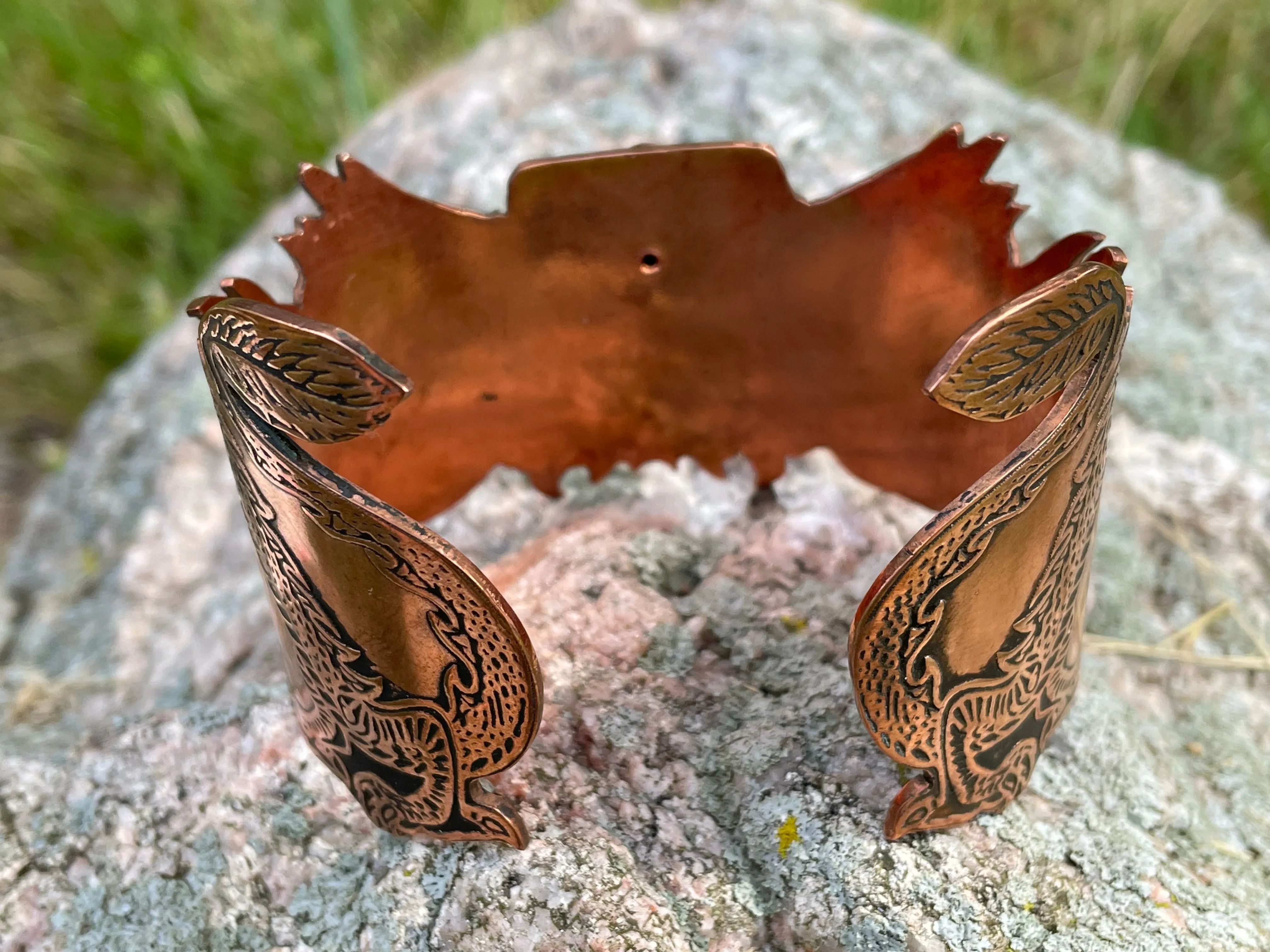 Double Dragon Copper Cuff