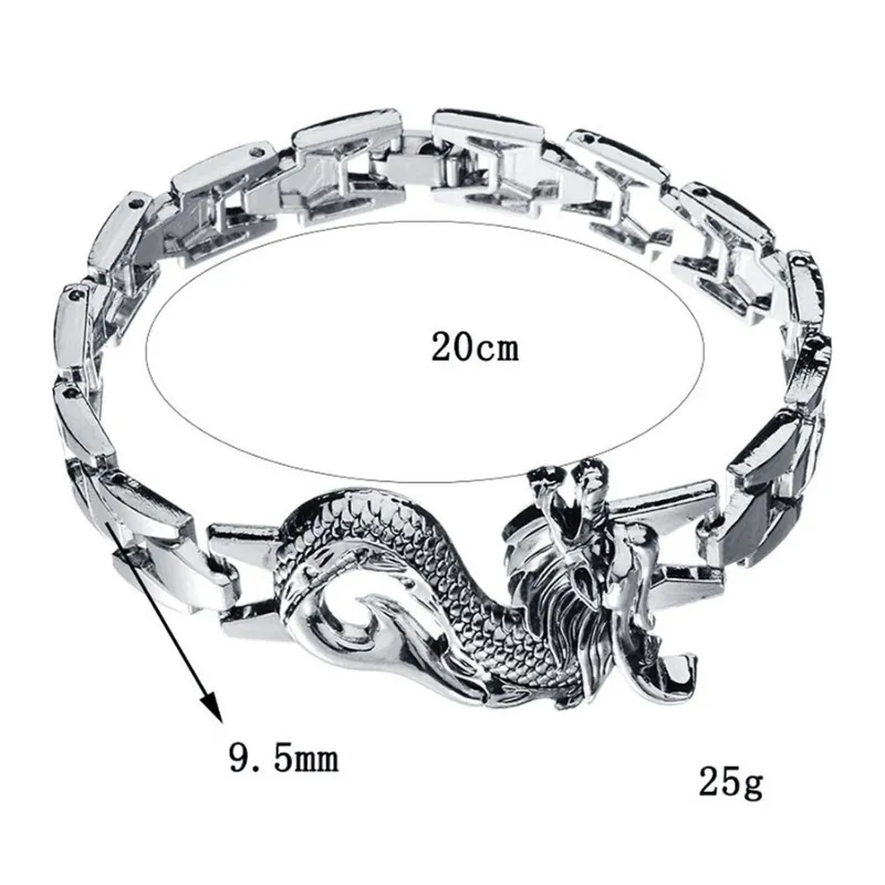 Dragon Force Stainless Steel Man Bracelet