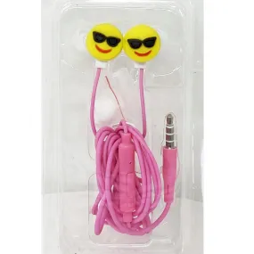 ESSENTIALS Emoji Earbuds Audífonos Rosas