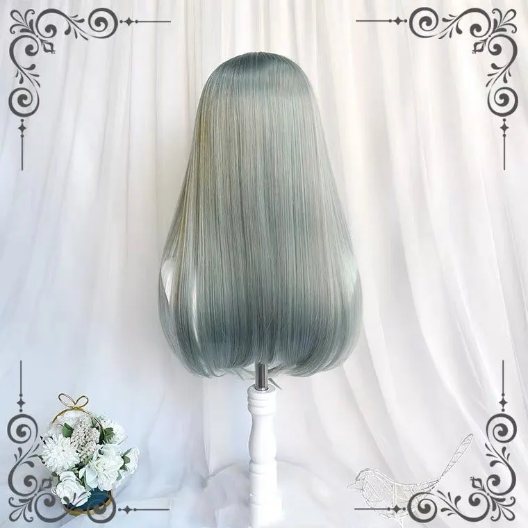 FAIRY MINT LIGHT GREEN LONG STRAIGHT WIG BY90144