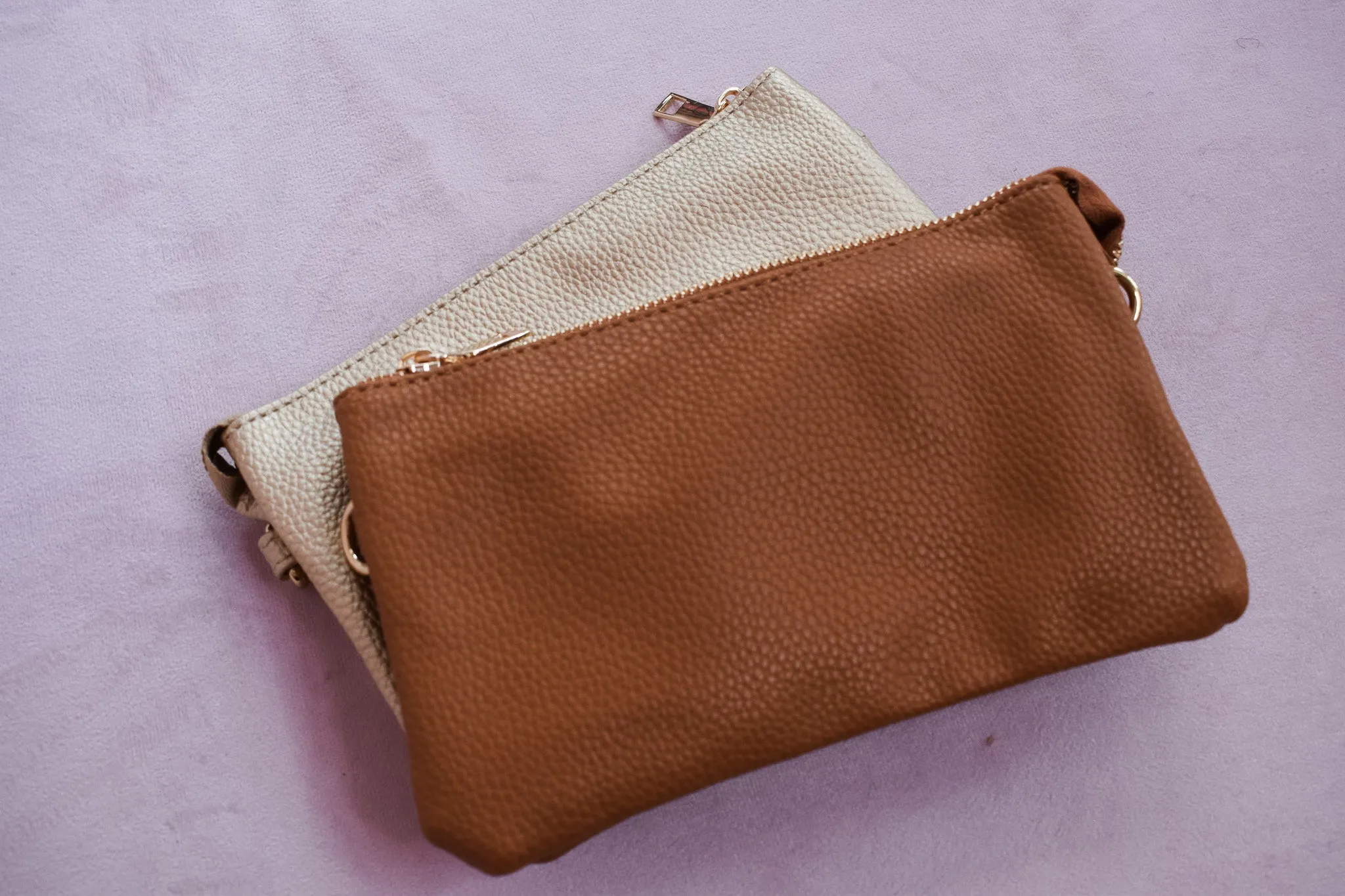 Faux Leather Envelope Crossbody