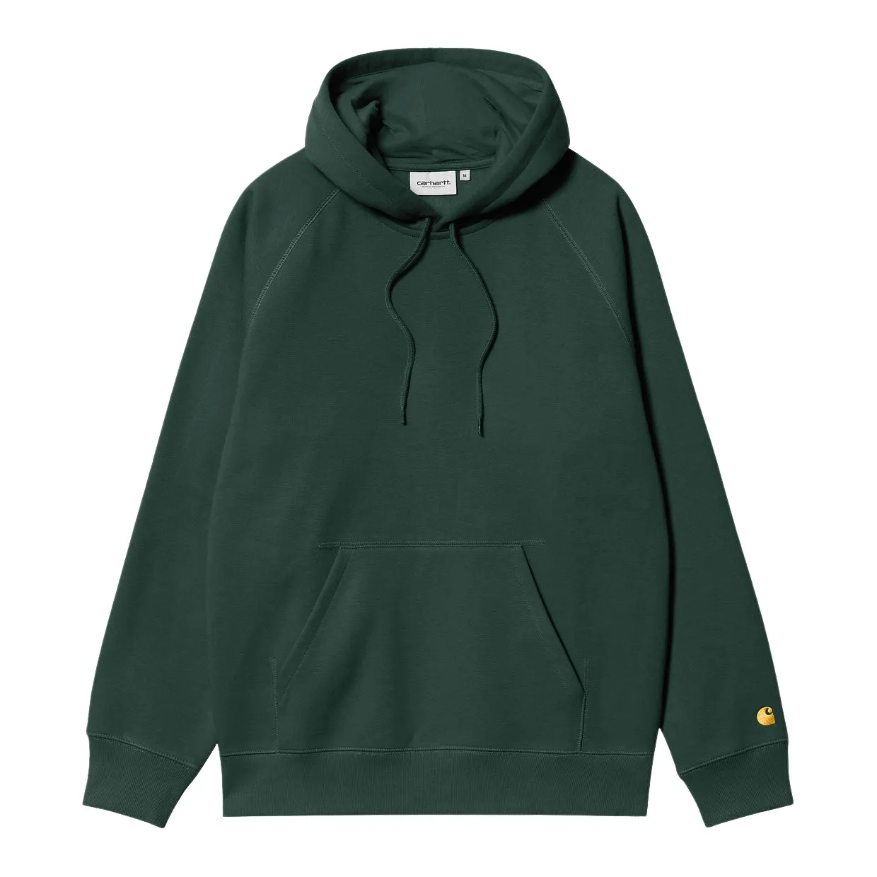 Felpa Carhartt WIP Hooded Chase Verde