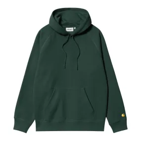 Felpa Carhartt WIP Hooded Chase Verde