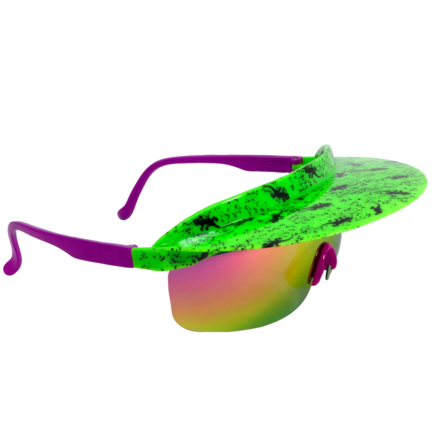 Gecko Visor Shades Neon Green