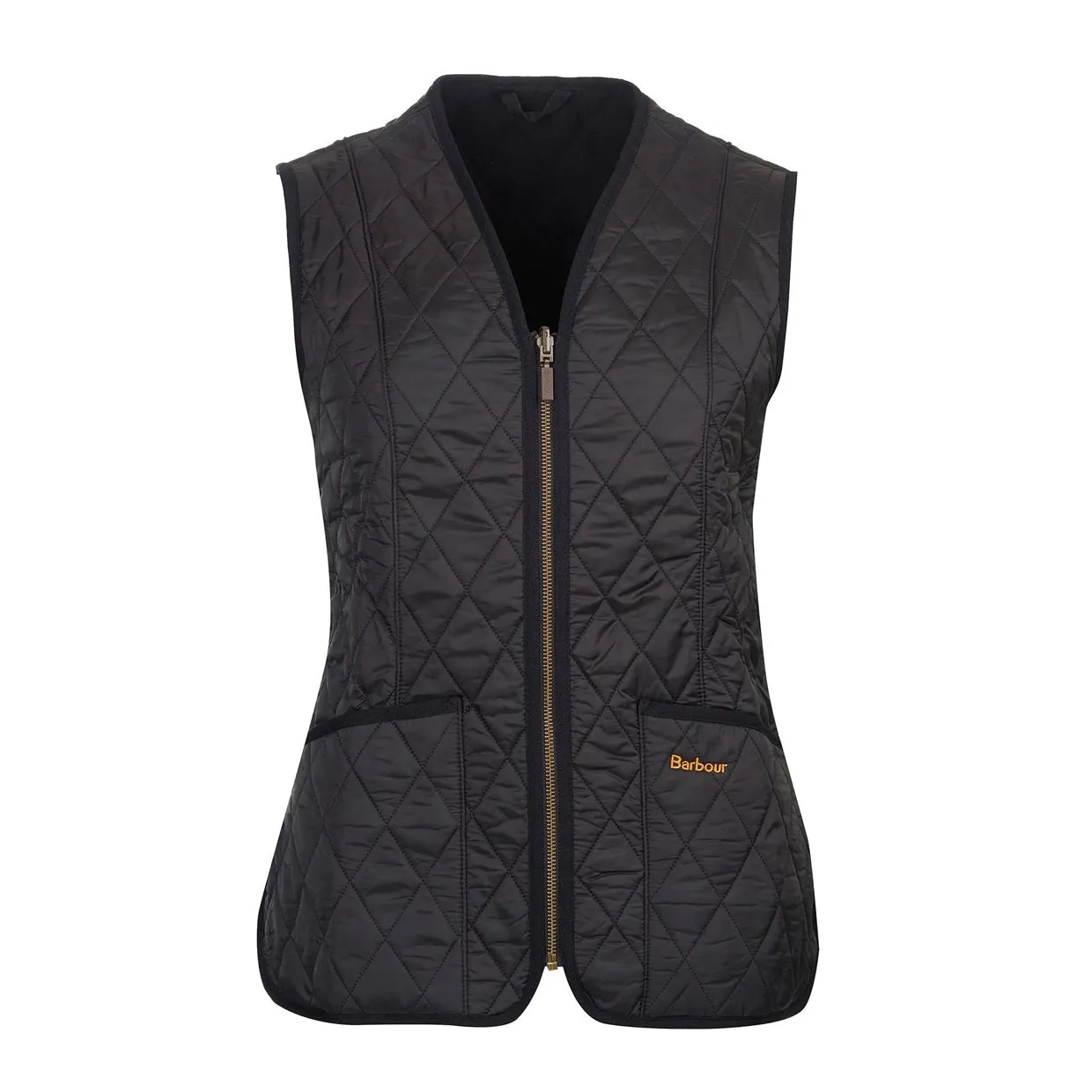 Gilet Donna Barbour Fleece Betty Liner Nero