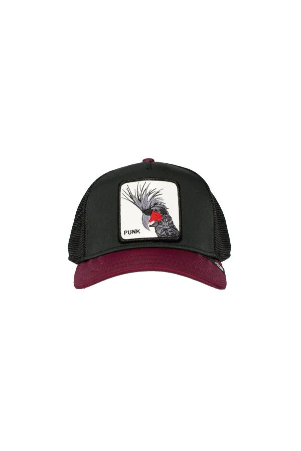 Goorin Bros EST. 1895 Cappello Trucker Animal Punk Black/Bordeaux