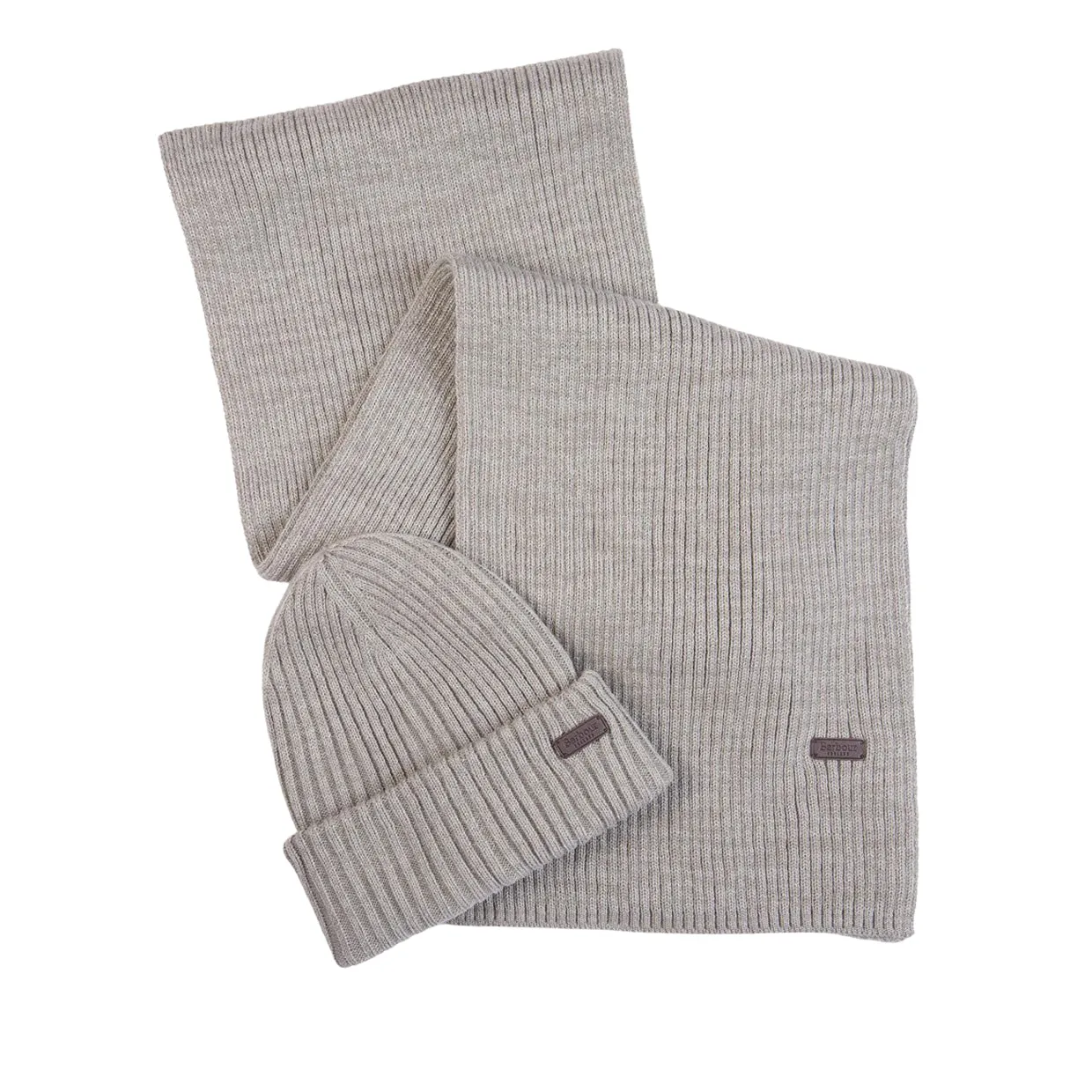 Kit Barbour Cappello   Sciarpa Crimdon Grigio