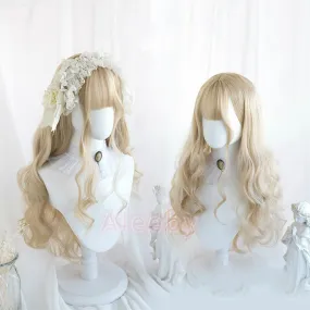 LOLITA ''MIDSUMMER'' CREAM BLONDE LONG CURLY WIG BY02222