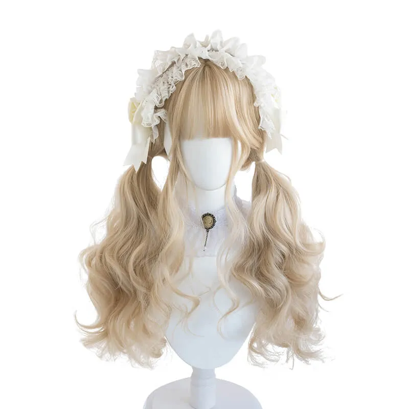 LOLITA ''MIDSUMMER'' CREAM BLONDE LONG CURLY WIG BY02222