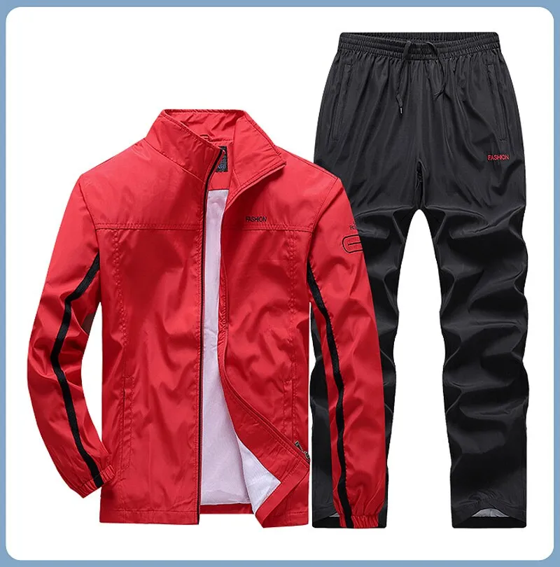 Men's Football Track suits Sportswear Men's Sets Casual Basketball Tracksuit Male Gyms Jogging Sweatshirt Sport Suit