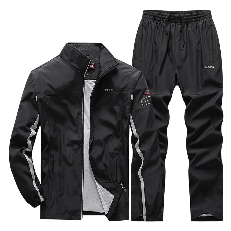 Men's Football Track suits Sportswear Men's Sets Casual Basketball Tracksuit Male Gyms Jogging Sweatshirt Sport Suit