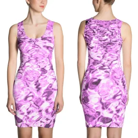 Mermaid Spandex Dress - STYLE Bodycon - COLOR Purple Water