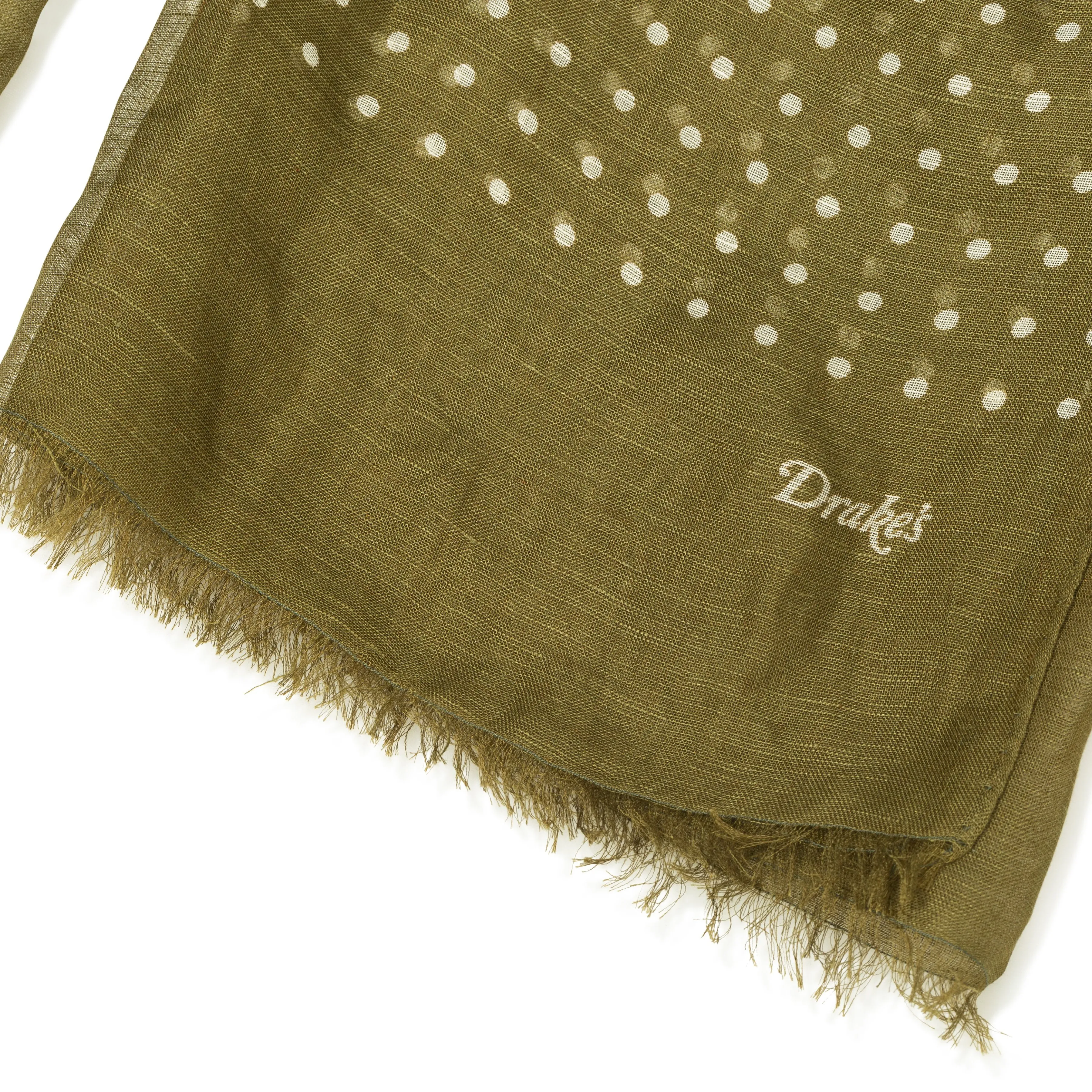 Modal/Linen/Silk Dot Print Scarf