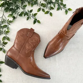 Montana Cowboy Boots - Chestnut