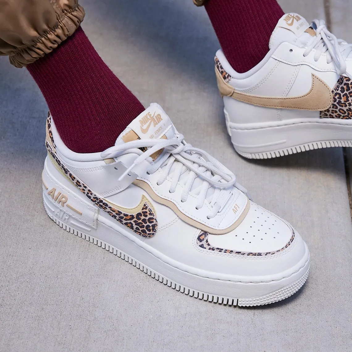 Nike W AF1 Shadow Beige Leopard