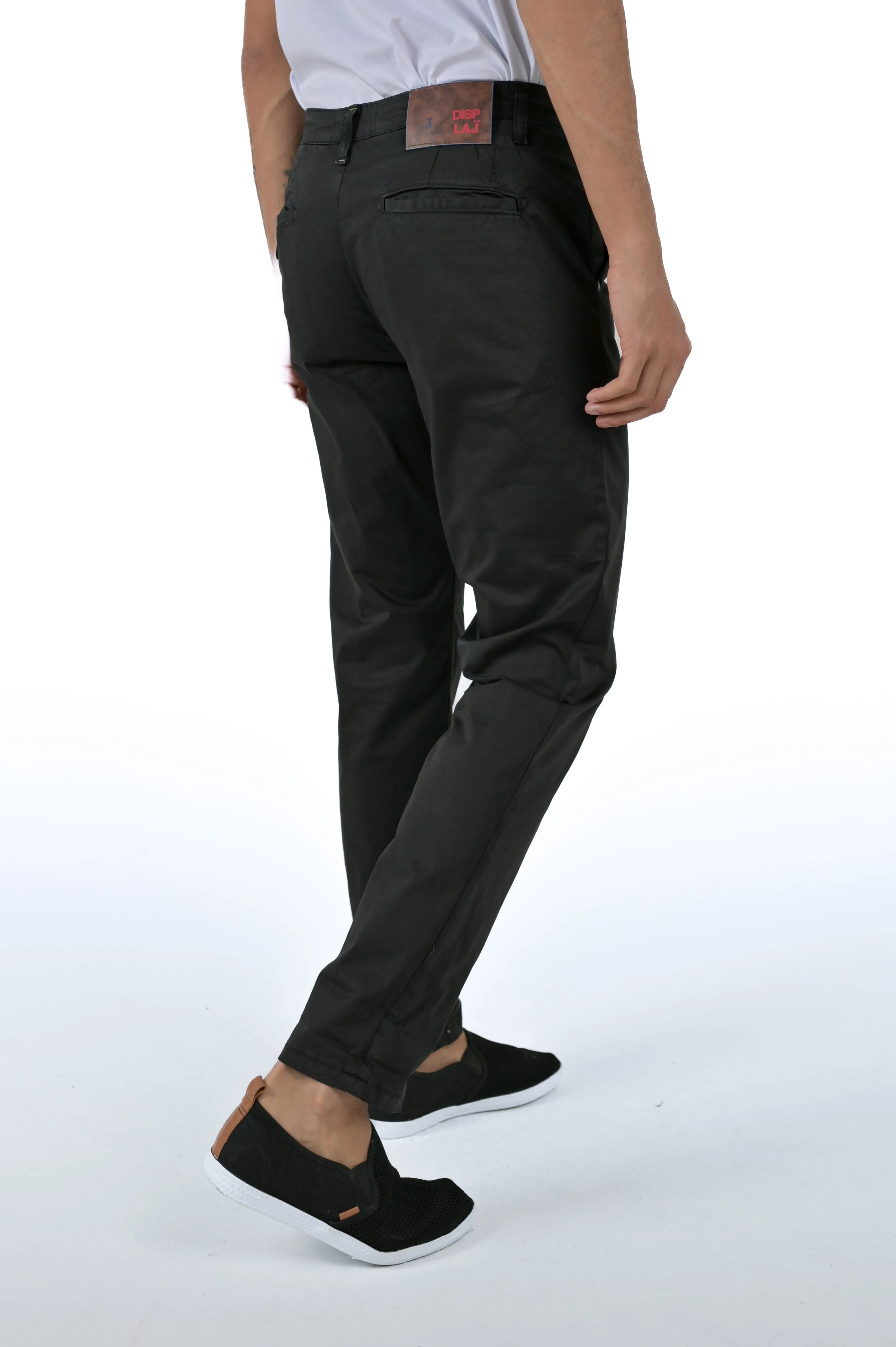 Pantaloni slim Sonic Raso Nero SS24