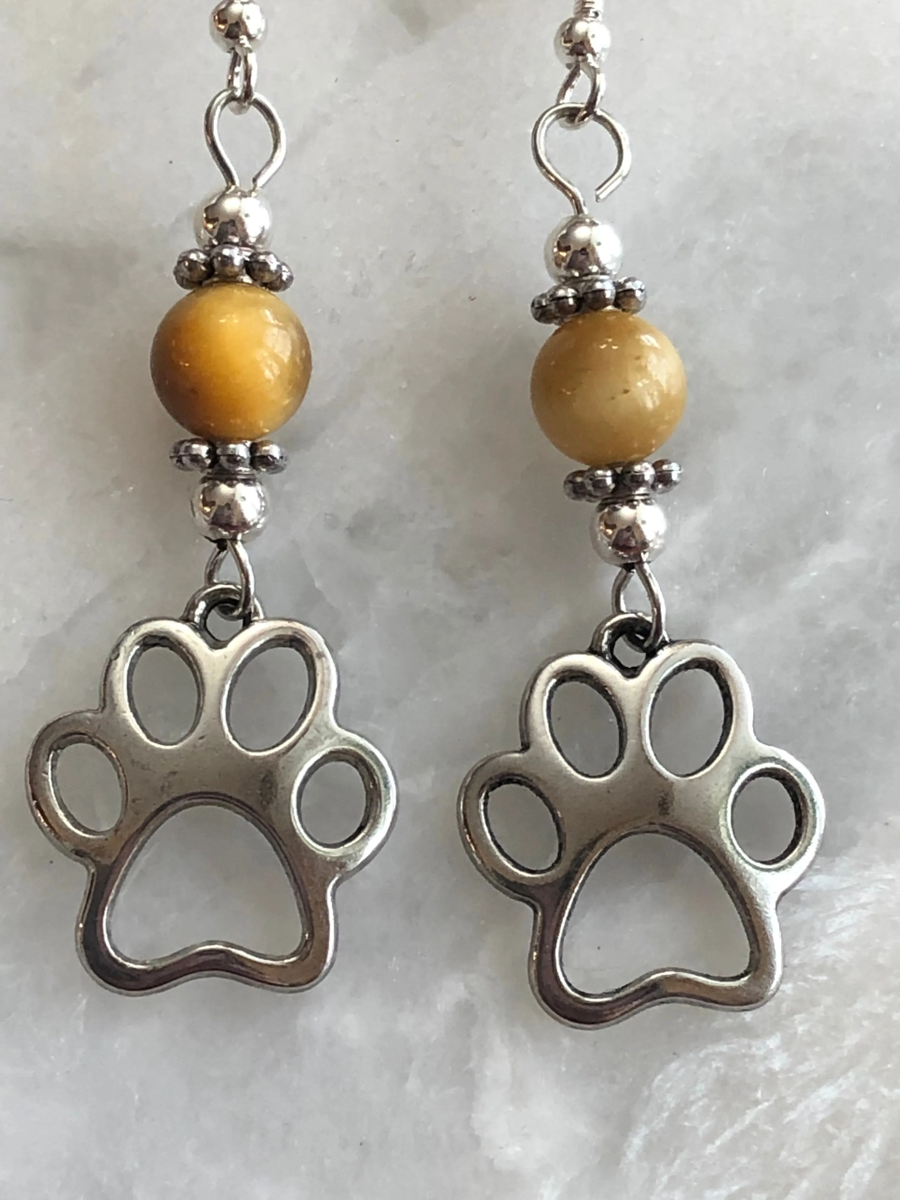 Paw Print Earrings