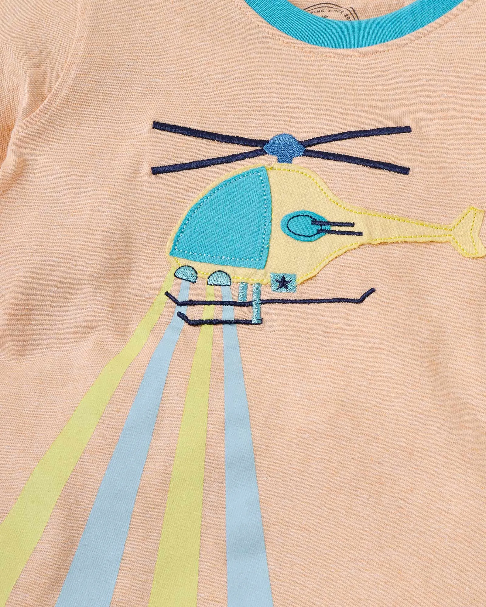 Peach Helicopter T-Shirt